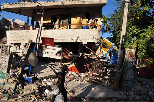 Erdbebenkatastrophe in Port-au-Prince