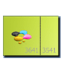 Eintrittskarte DIN A6 perforiert & 2 x nummeriert 4/4 farbig + Sonderfarbe Gold