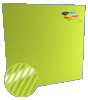 Postkarten Quadrat 10,5 cm x 10,5 cm mit partieller UV-Lack-Veredelung