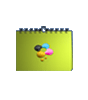 mehrseitige Kalender, 4/0 farbig, 14 Blatt, DIN A6 quer