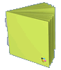 Brosch�re mit Drahtheftung, Endformat Quadrat 14,8 cm x 14,8 cm, 8-seitig