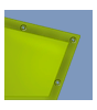 Hochwertige PVC-Plane, 4/0-farbig bedruckt, Ums�umt + �sen im Abstand von 50 cm rundum