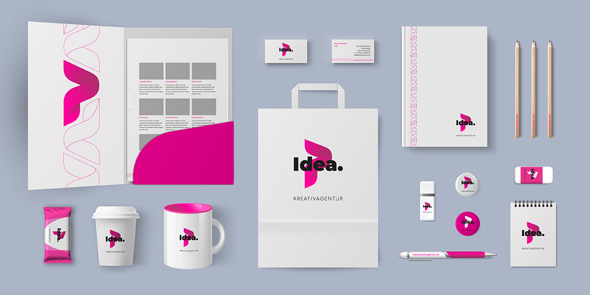 Messeauftritt planen mit Give-aways: diverse Werbeartikel vom Stift bis hin zur Tasse