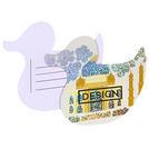 postkarten-stanzform-ente-partielle-glitzerlackveredelung-guenstig-drucken - Warengruppen Icon