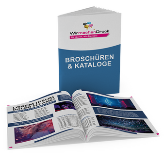 Broschüre mit Drahtheftung, DIN A4 hoch (210 x 297 mm)