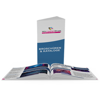 Broschüren mit Drahtheftung, DIN lang hoch (99 x 210 mm)