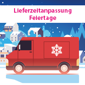 Lieferzeitanpassung Feiertage Lieferzeitanpassung Feiertage