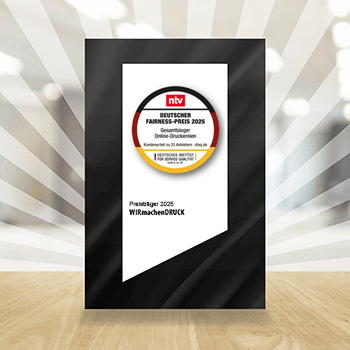 Deutscher Fairness-Preis 2025 - Gesamtsieger Online-Druckereien