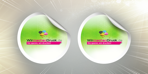 Aufkleber als Giveaways