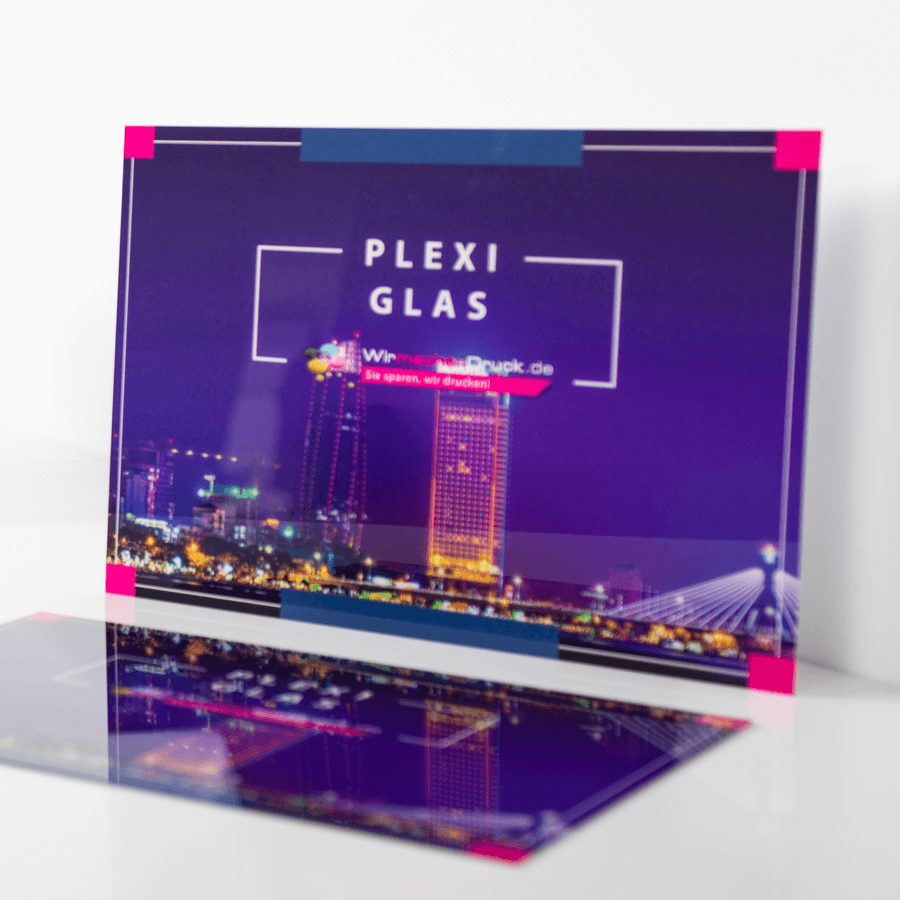Plexiglas günstig online bedrucken lassen WIRmachenDRUCK.de
