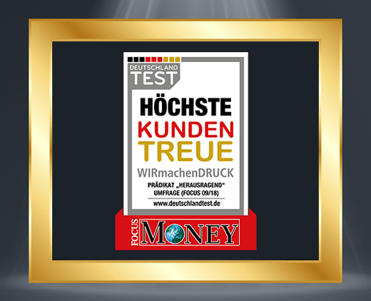 Höchste Kundentreue laut FOCUS-MONEY