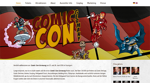 WIRmachenDRUCK auf der Comic Con Germany 2016