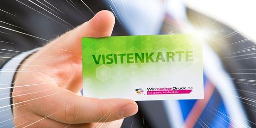 Visitenkarten zum Giveaway