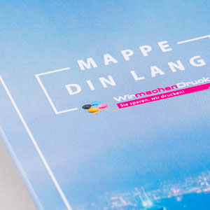 Präsentationsmappe in DIN lang
