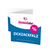 Zickzackfalz<br>auf Quadrat - Icon Warengruppe