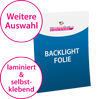 Backlightfolien laminiert & selbstklebend - Icon Warengruppe