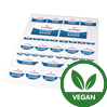 vegane Stickerbögen mit Weißdruck - Warengruppen Icon