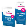 Zickzackfalz<br>auf weitere Formate - Warengruppen Icon