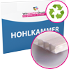 Hohlkammerplatte aus Recyclingmaterial - Icon Warengruppe