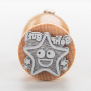 Lehrerstempel aus Holz Sehr gut