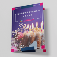 Edle Geburtstagskarte