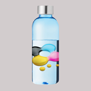 blaue Trinkflasche aus Kunststoff (600 ml)