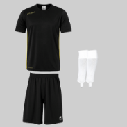 Trikotsatz in Schwarz