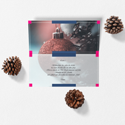 Weihnachtskarten im individuellen Design
