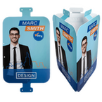 360-Grad-Plakat, 4/0-farbig bedruckt