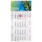 4-Monatskalender mit individuell bedrucktem Kopfteil (4/0-farbig)