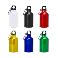 Aluminiumflasche mit Karabinerhaken 330 ml 
