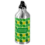 Aluminiumflasche mit Karabinerhaken bedruckt