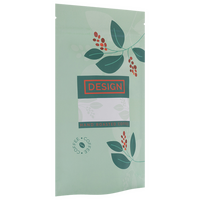 Aluminiumpapier-Standbodenbeutel 15 x 25 x 7 cm mit neutralem Boden und Ventil, 4-farbig bedruckt