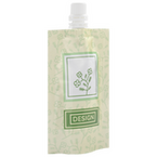 Aluminium-Standbodenbeutel 11 x 19 x 7 cm mit neutralem Boden und Ausgießer, 4-farbig bedruckt