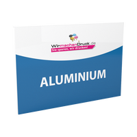 Aluminiumverbundplatte weiß DIN A2 quer 59,4 x 42,0cm 4/4-farbig bedruckt