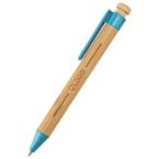 Bambus-Kugelschreiber Comfort mit einseitiger Lasergravur