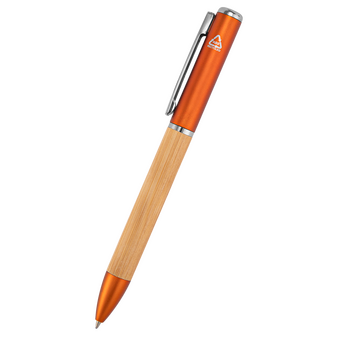 Bambus-LED-Kugelschreiber, ohne Werbeanbringung