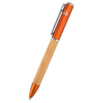 Bambus-LED-Kugelschreiber, ohne Werbeanbringung