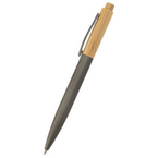 Bambus-Softtouch-Kugelschreiber, ohne Werbeanbringung