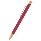 Bambus-Softtouch-Kugelschreiber Pastell, ohne Werbeanbringung