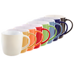Bauchige Tasse farbig