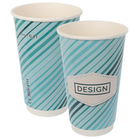 Becher doppelwandig mit Eichstrich 400 ml