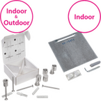 Befestigungssets für Indoor und Outdoor Anwendungen