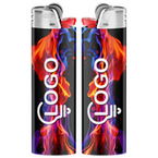 BIC®-Reibradfeuerzeug Maxi, 4/0-farbig rundherum bedruckt