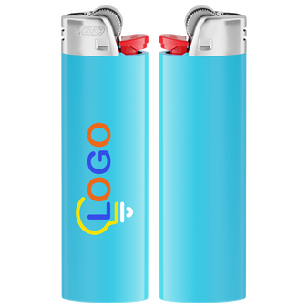 BIC®-Reibradfeuerzeug Maxi, 4-farbig einseitig bedruckt