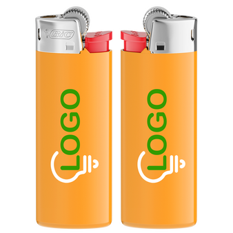 BIC®-Reibradfeuerzeug Mini, 2-farbig beidseitig bedruckt