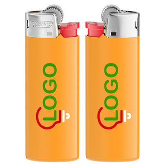 BIC®-Reibradfeuerzeug Mini, 3-farbig beidseitig bedruckt