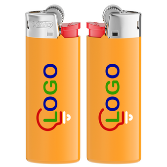 BIC®-Reibradfeuerzeug Mini, 4-farbig beidseitig bedruckt