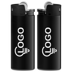 BIC®-Reibradfeuerzeug Mini schwarz, 1-farbig beidseitig bedruckt