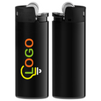 BIC®-Reibradfeuerzeug Mini schwarz, 4-farbig einseitig bedruckt